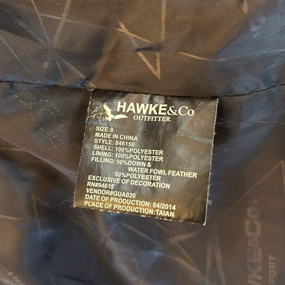 Hawke&Co Outfitter Boys 8 Winter Jacket - Picture 5 of 7